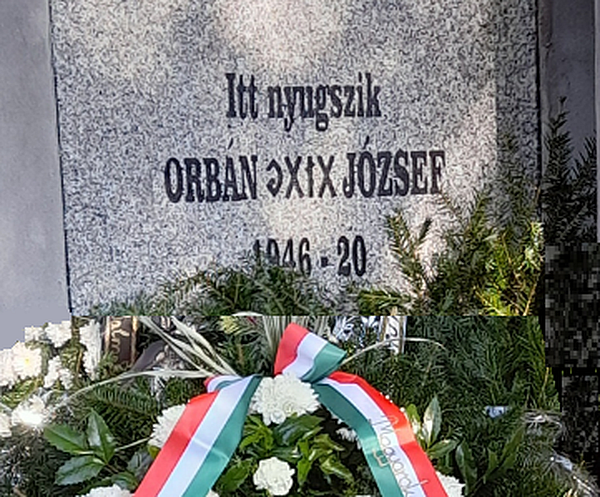 Orbán József temetése - gyászbeszéd